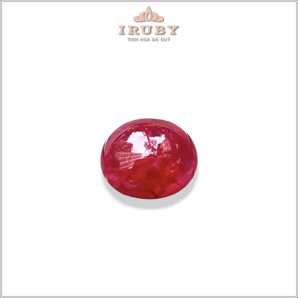 Đá Ruby cabochon huyết kính tự nhiên 100% 9,20ct - IRRC235 259165920