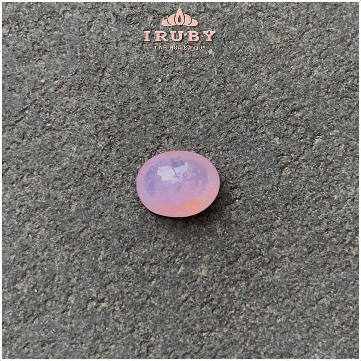 Đá Sapphire cabochon hồng tự nhiên 100% 3,77ct - IRPS16 25115377