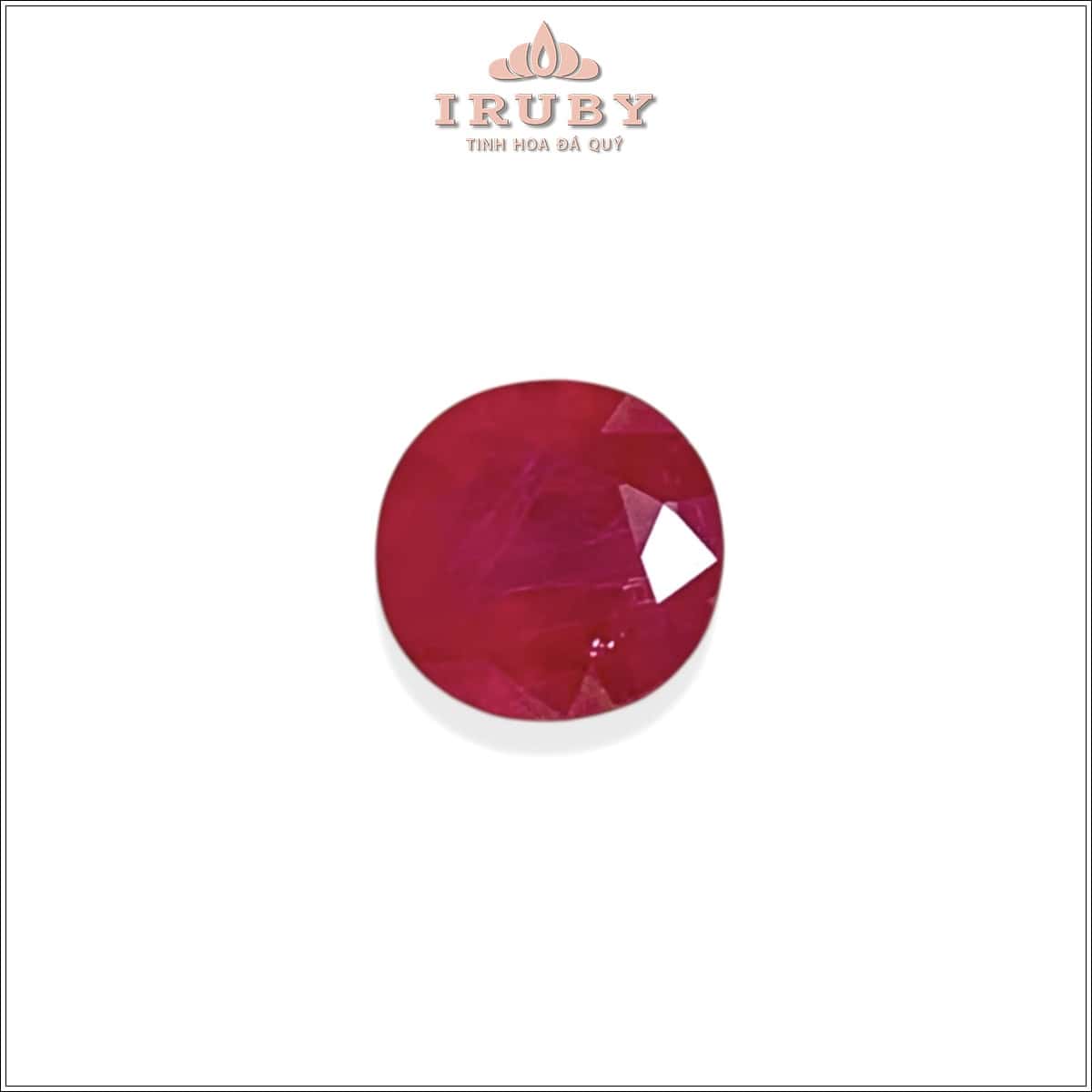 Đá Ruby facet đỏ huyết Lục Yên tự nhiên 100% 1,16ct - IRRF25 25128116