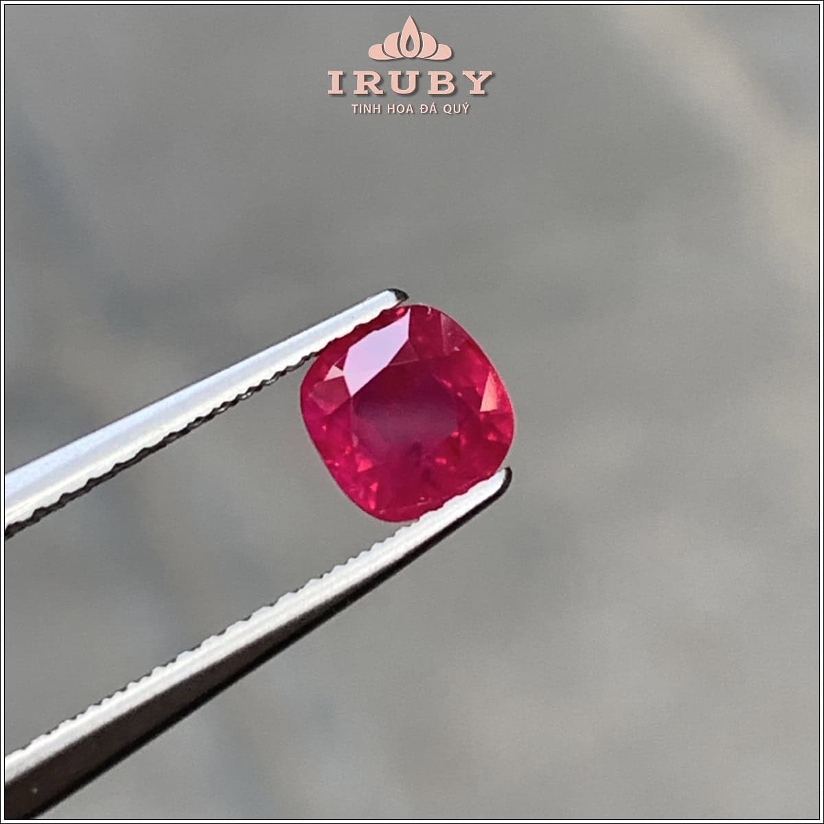 Đá Ruby facet đỏ huyết Lục Yên tự nhiên 100% 1,20ct - IRRF66 251226120