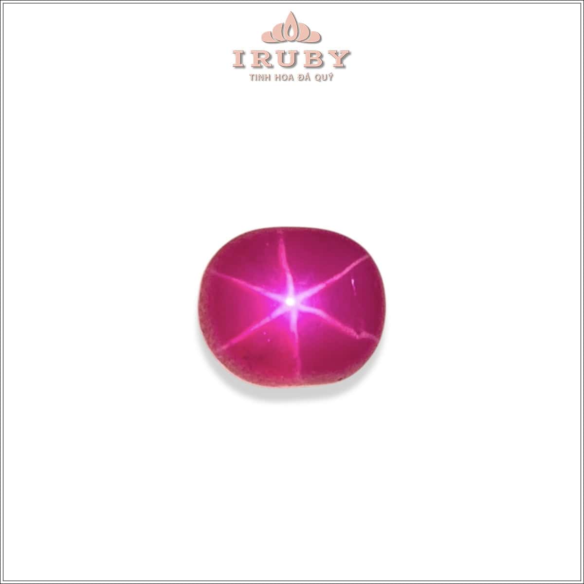 Đá Ruby sao cánh hồng nét tự nhiên 100% 3,07ct – IRSRKG135 2512307