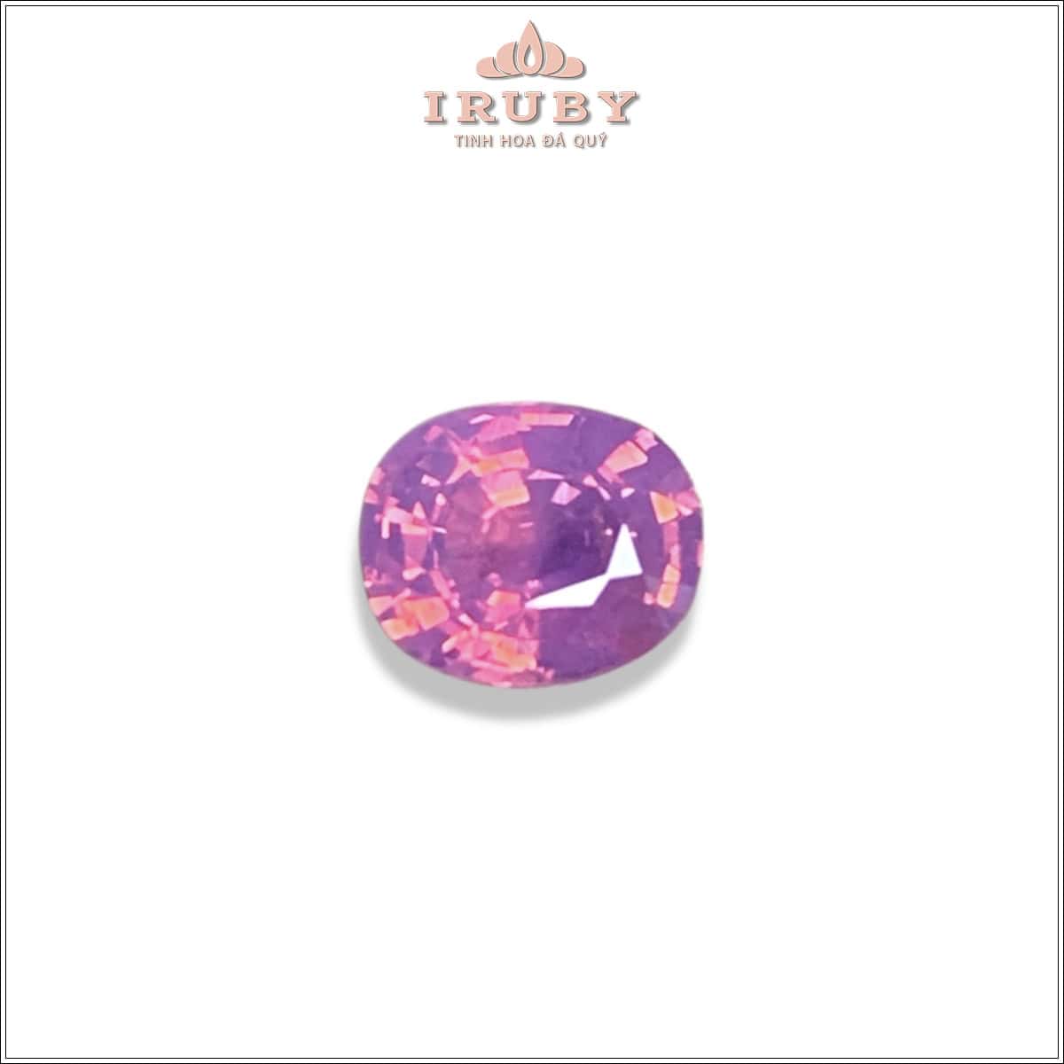 Đá Sapphire màu cháo đồng tự nhiên 100% 1,17ct - IRPS24 251212117