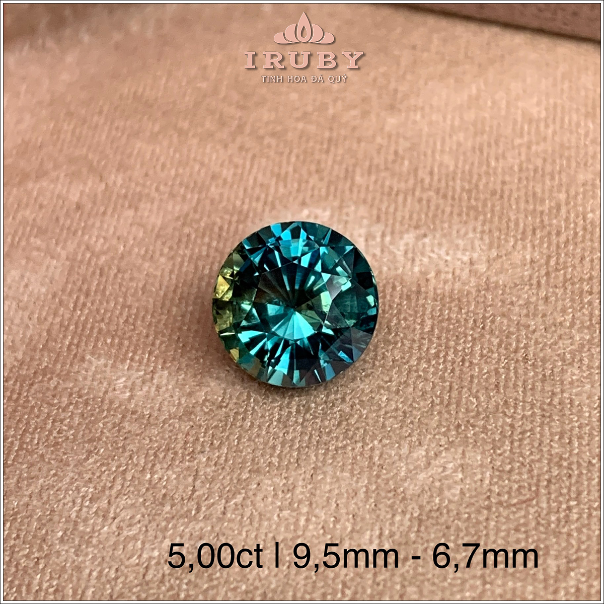 Đá Sapphire xanh lục SriLanka tự nhiên 100% 5,00ct - IRGSKG95 251267500 Đá Sapphire xanh lục SriLanka tự nhiên 100% 5,00ct - IRGSKG95 251267500