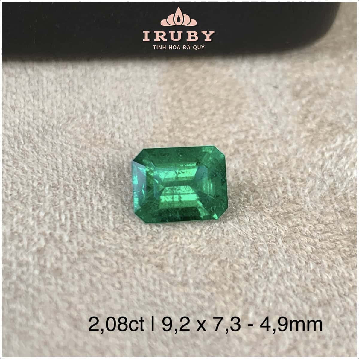 Emerald Ethiopia Tự Nhiên 2,08ct – Xanh Vivid – IREM199 2512100208
