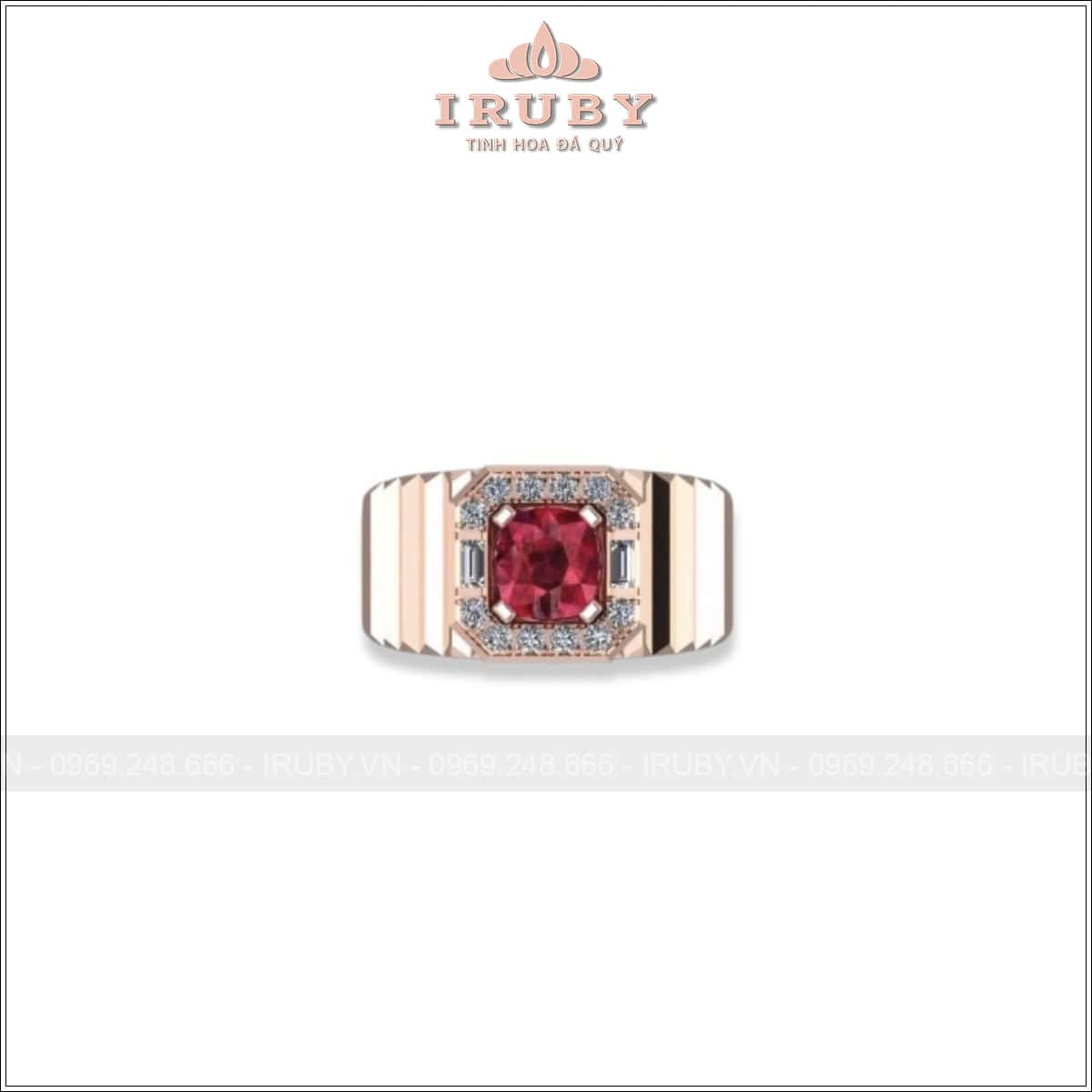 Nhẫn nam Ruby 1,25ct mẫu Lộc Phát – IRRF125 25468125
