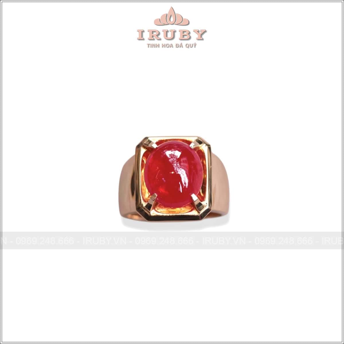 Nhẫn nam Ruby cabochon huyết kính 9,20ct – IRRC235 259165920