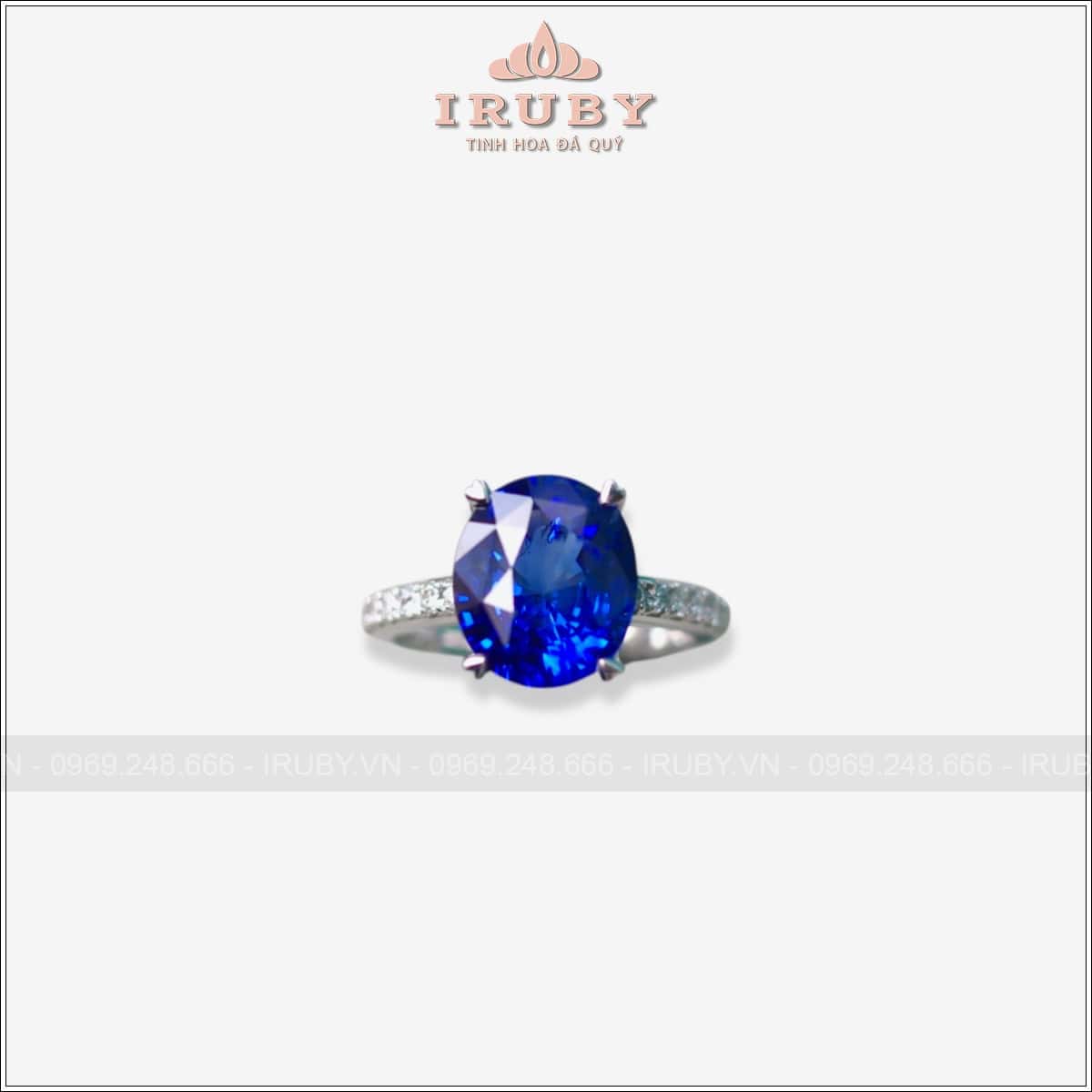 Nhẫn nữ Royal Blue Sapphire 4,05ct thiết kế sang trọng – IRBS168 256132403