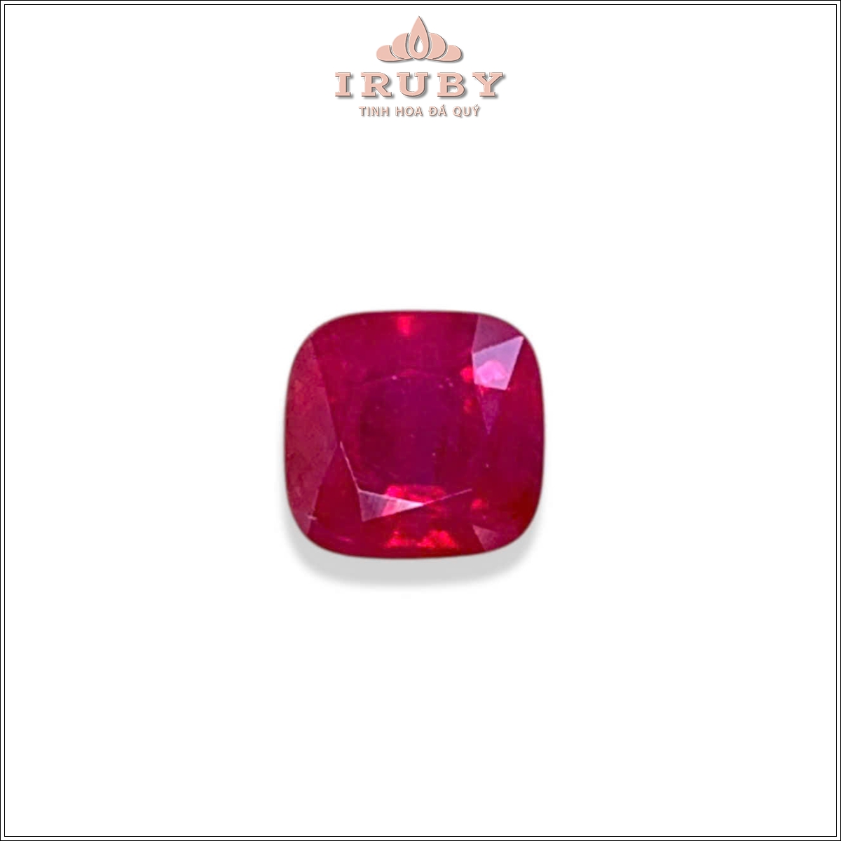 Đá Ruby facet đỏ huyết Lục Yên tự nhiên 100% 0,99ct - IRRF36 251210099