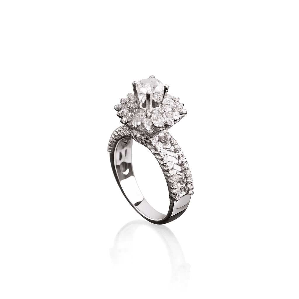 Nhẫn nữ Kim Cương Bloom Luxury - IRNUKC 085