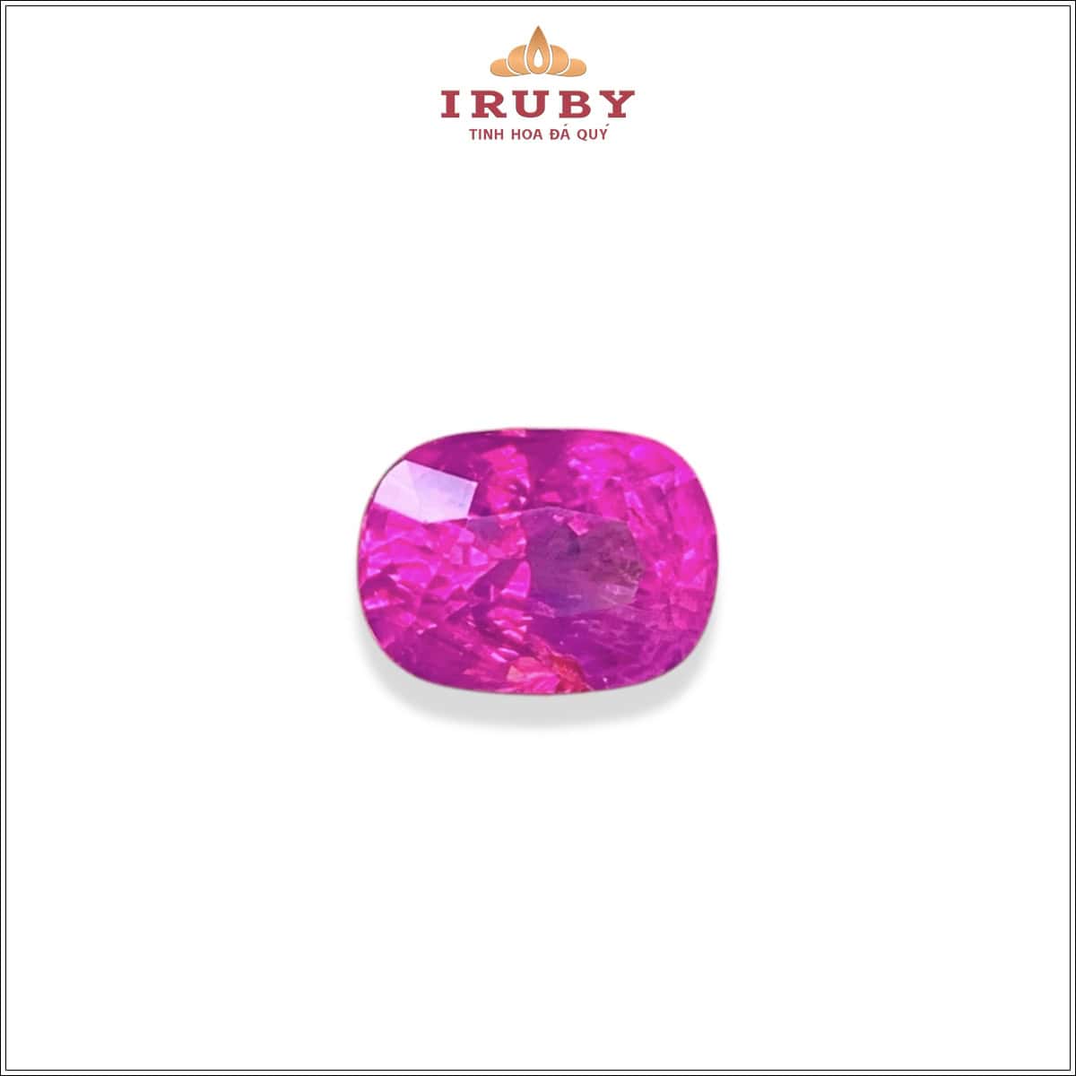Viên Ruby hồng Lục Yên tự nhiên 100% 3,41ct - IRRFKG265 261235341