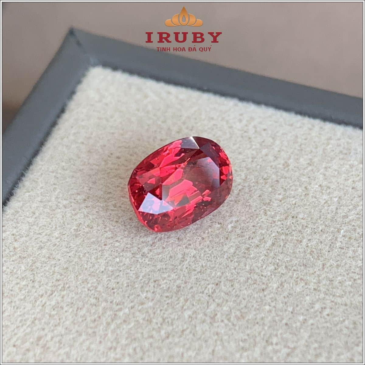 Đá Spinel đỏ Lục Yên thiên nhiên 100% 3,62ct - IRDI155 261115362 Đá Spinel đỏ Lục Yên thiên nhiên 100% 3,62ct - IRDI155 261115362