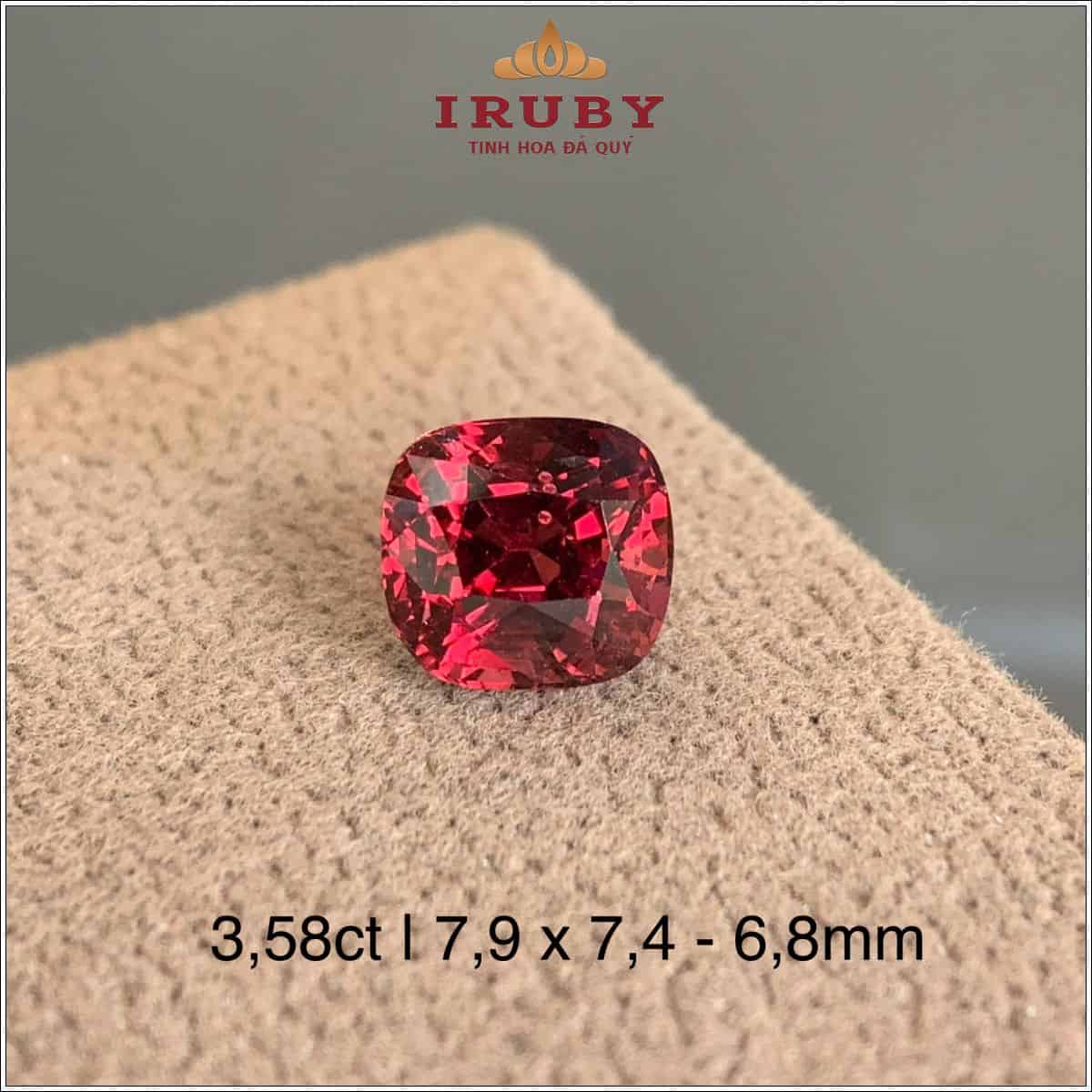 Spinel đỏ Lục Yên tự nhiên 100% 3,58ct - IRDI145 261115358 Spinel đỏ Lục Yên tự nhiên 100% 3,58ct - IRDI145 261115358