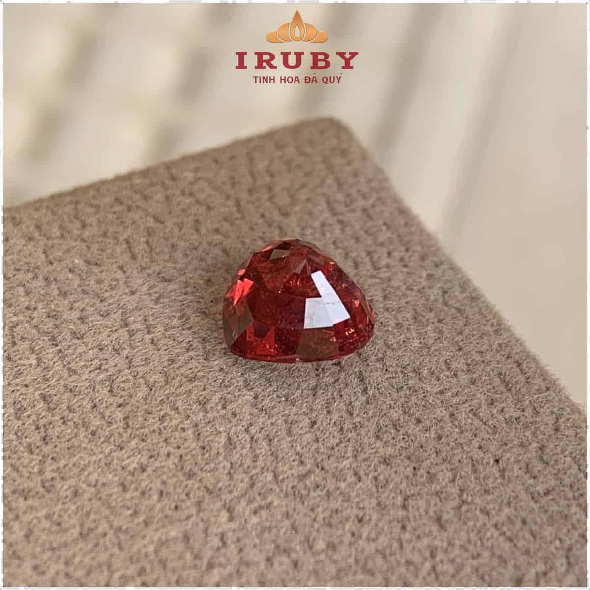 Đá Spinel đỏ Lục Yên 4,68ct tự nhiên 100% - IRSI235 2601468 Đá Spinel đỏ trái tim tự nhiên 100% 2,55ct - IRDI55 26133255
