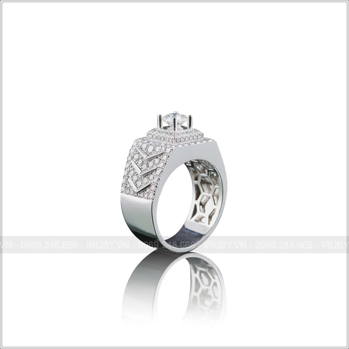 Nhẫn nam kim cương - IRNAKC0015