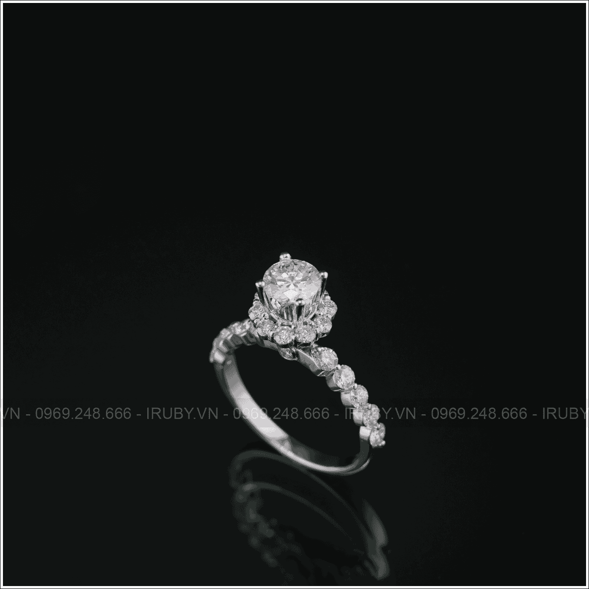 Nhẫn nữ kim cương - IRNUKC073 
