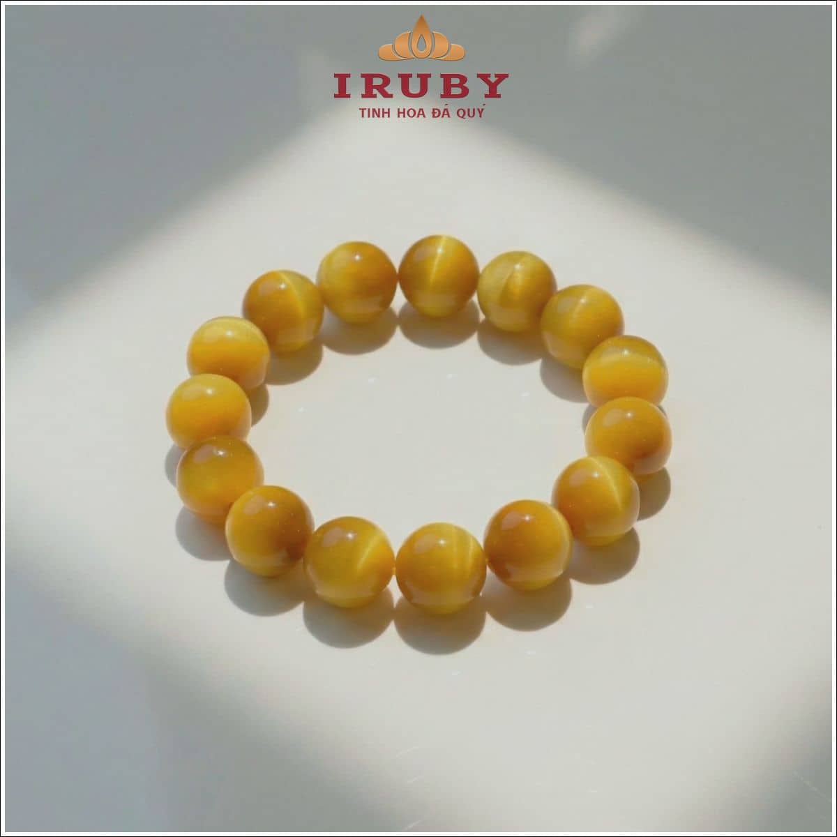 Vòng tay phong thuỷ Mắt Hổ size 14mm – IRPT 2511114