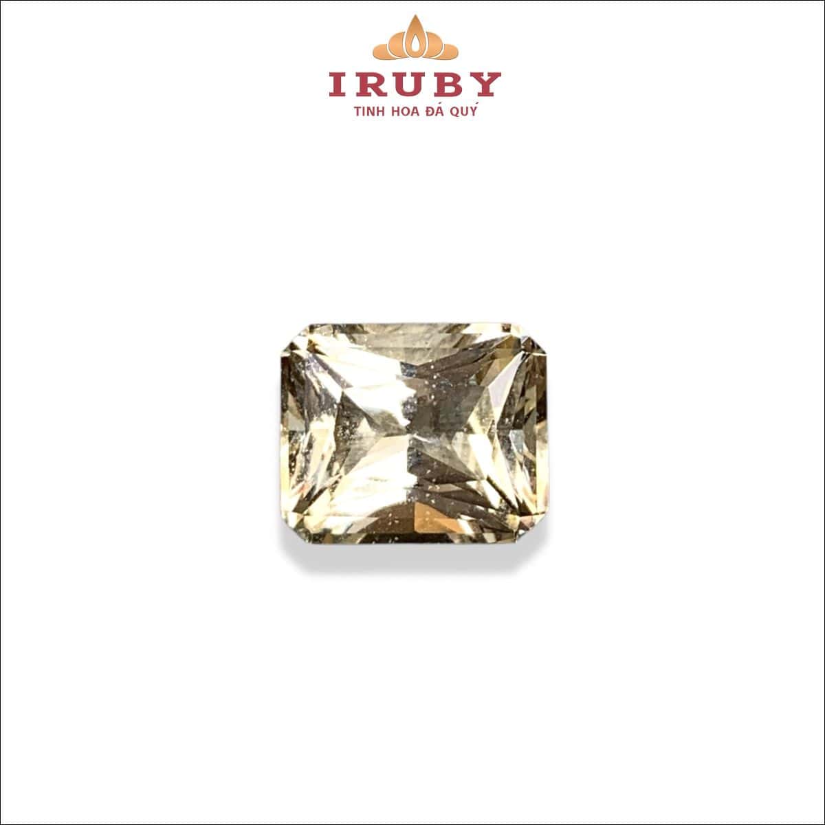 Đá Beryl vàng tự nhiên khối tiêu chuẩn 3,76ct - IRBR7 2504376