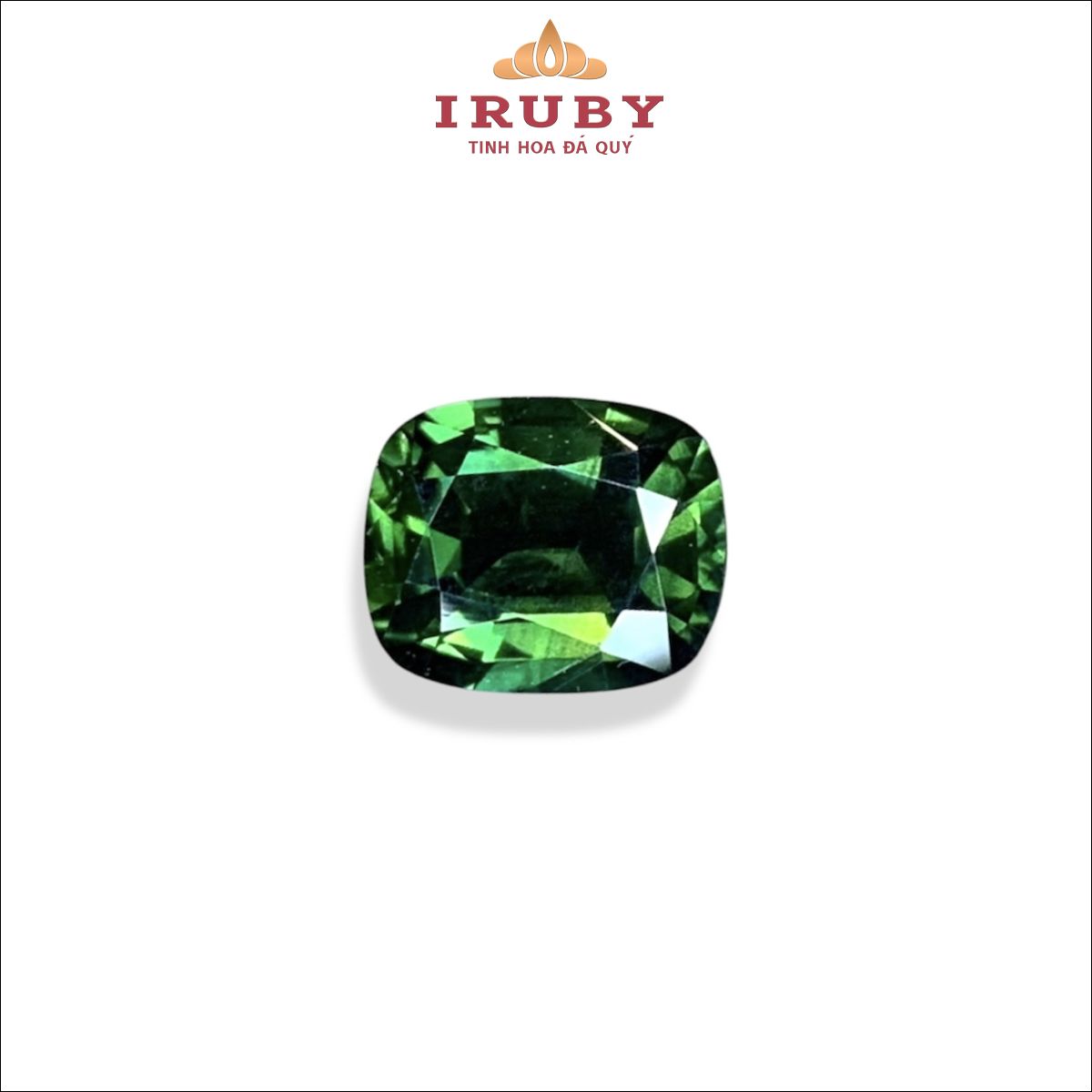 Đá Sapphire xanh lục tự nhiên 100% 2,22ct - IRNO21 2618222