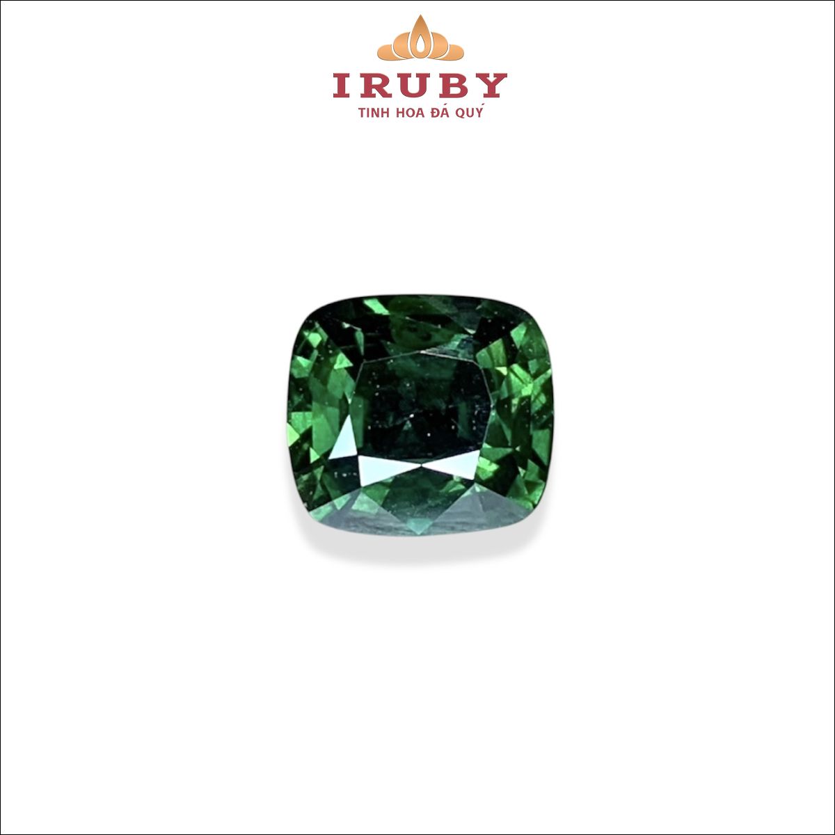 Đá Sapphire xanh lục tự nhiên 100% 2,41ct - IRNO18 2617241