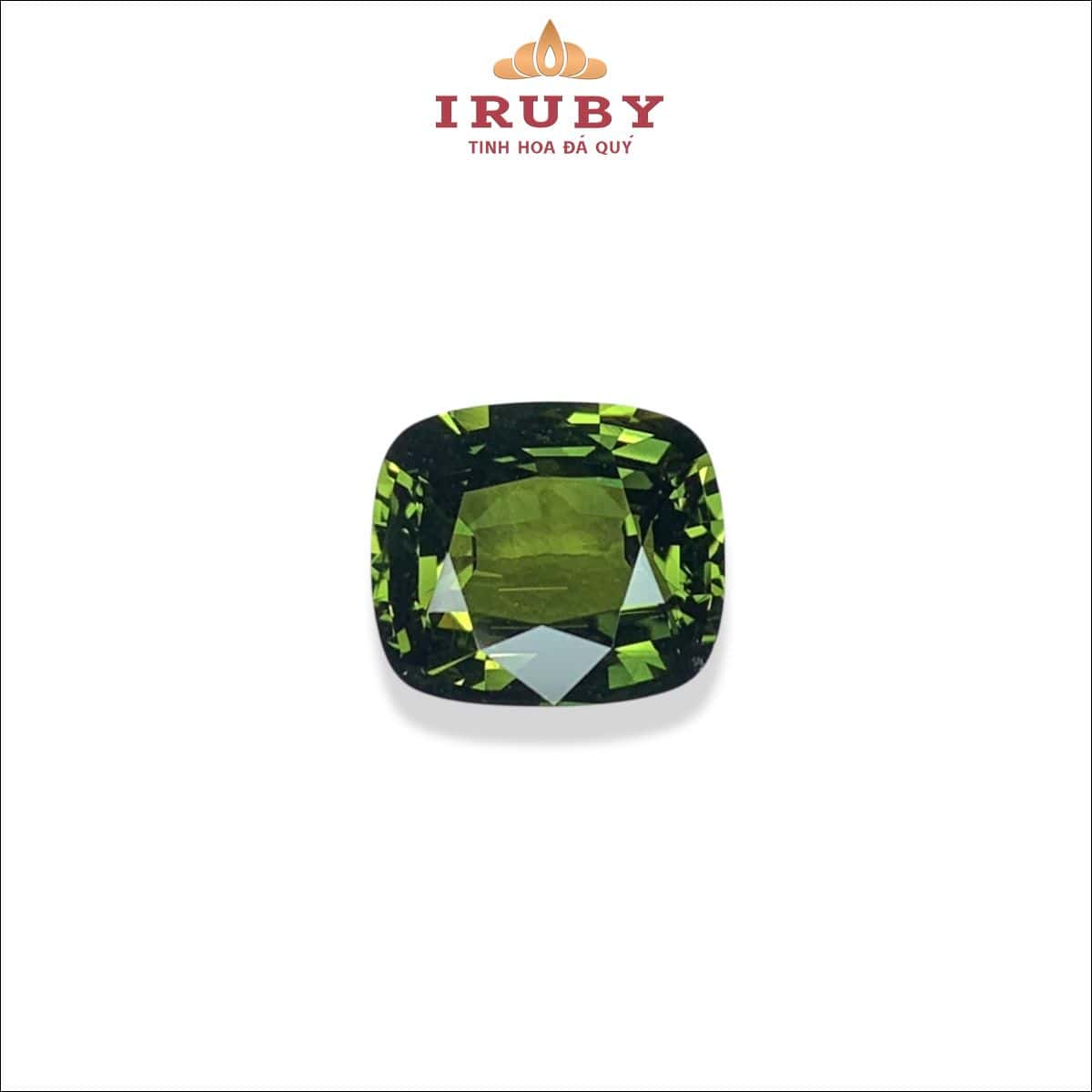 Đá Sapphire xanh lục tự nhiên 5,45ct - IRGSKG 2601545