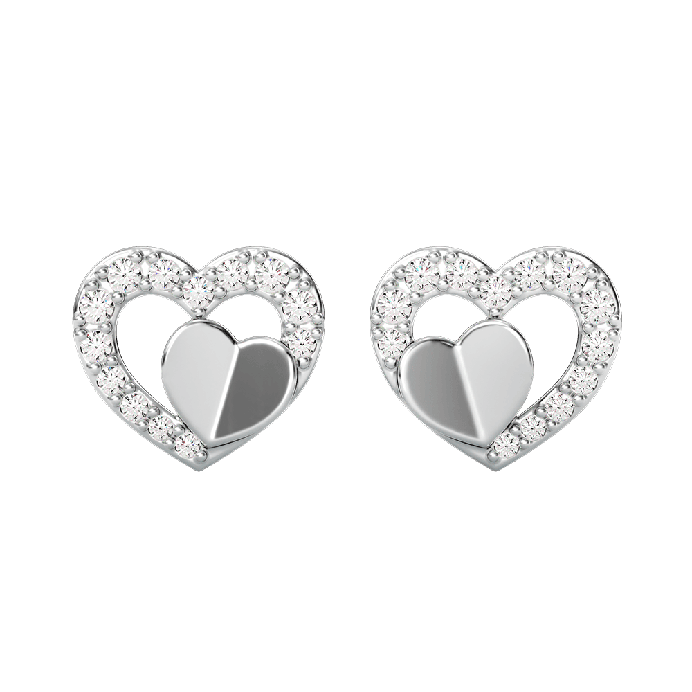 Đôi bông tai trái tim – IRBTKC 013