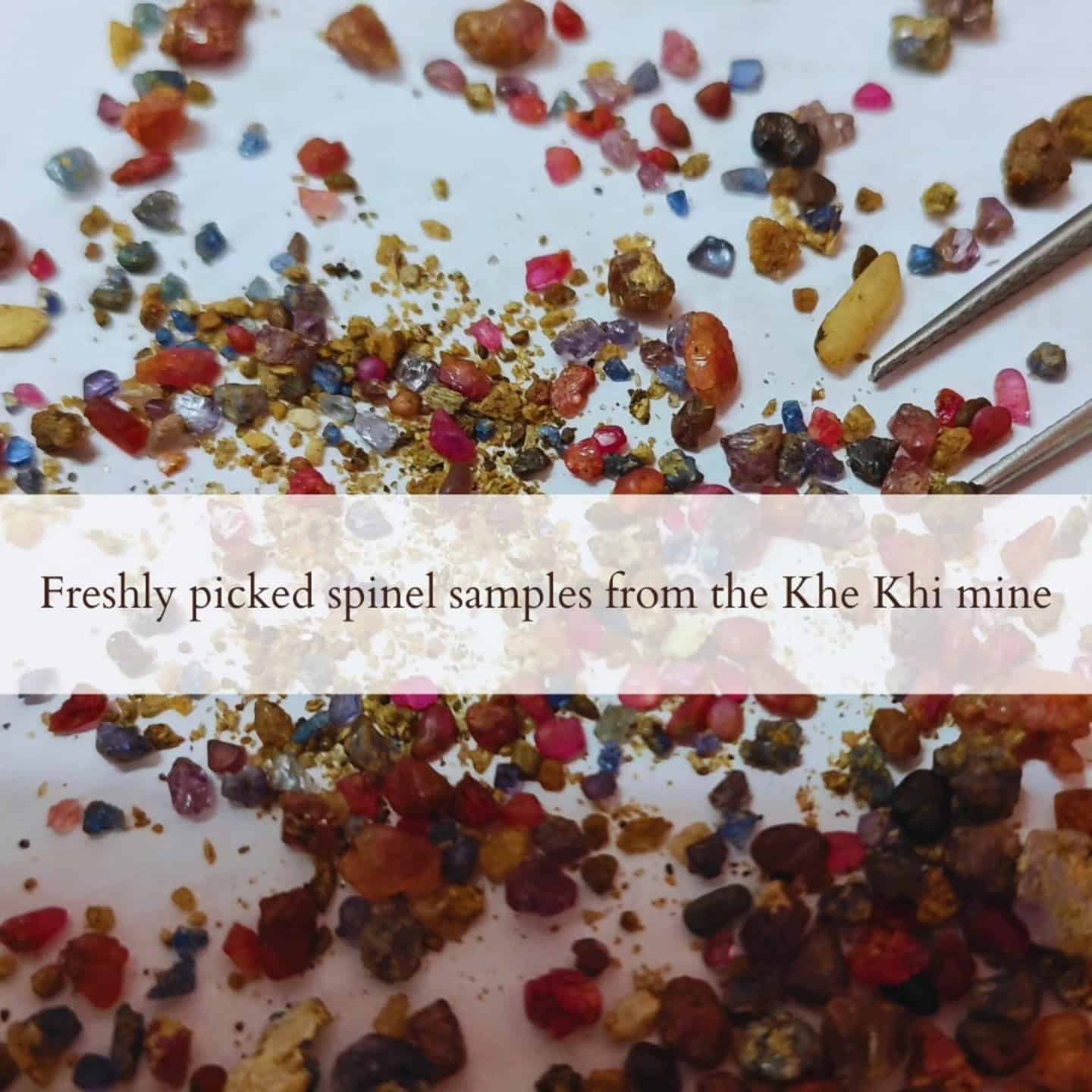 Khe Khỉ mỏ Spinel sở hữu những gam màu tự nhiên đẹp nhất