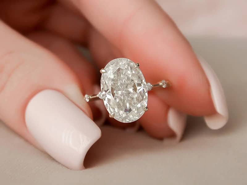Có nhiều kiểu dáng trang sức nhẫn Moissanite khác nhau mà người mệnh Kim có thể lựa chọn