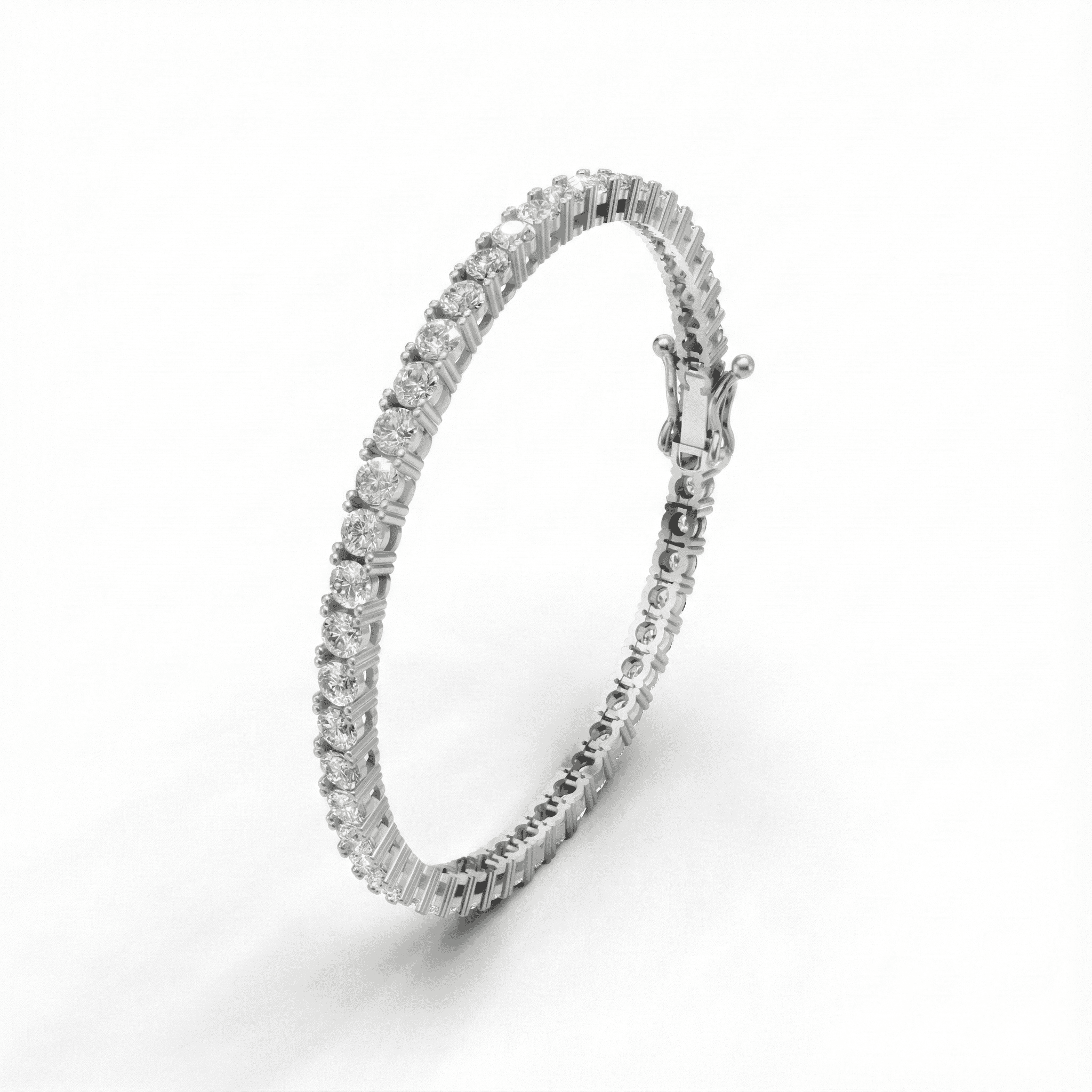 Lắc tay nữ Floral Diamond Tennis 3.20mm - IRLTKC 001