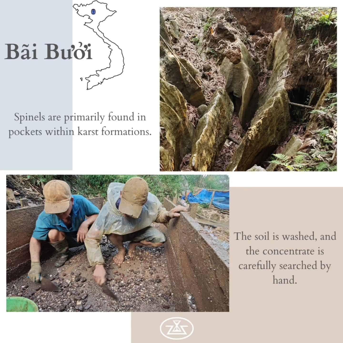 Đá Spinel ở Bãi Bưởi được đánh giá có tính ngọc học như Spinel xanh Colbalt Tazania