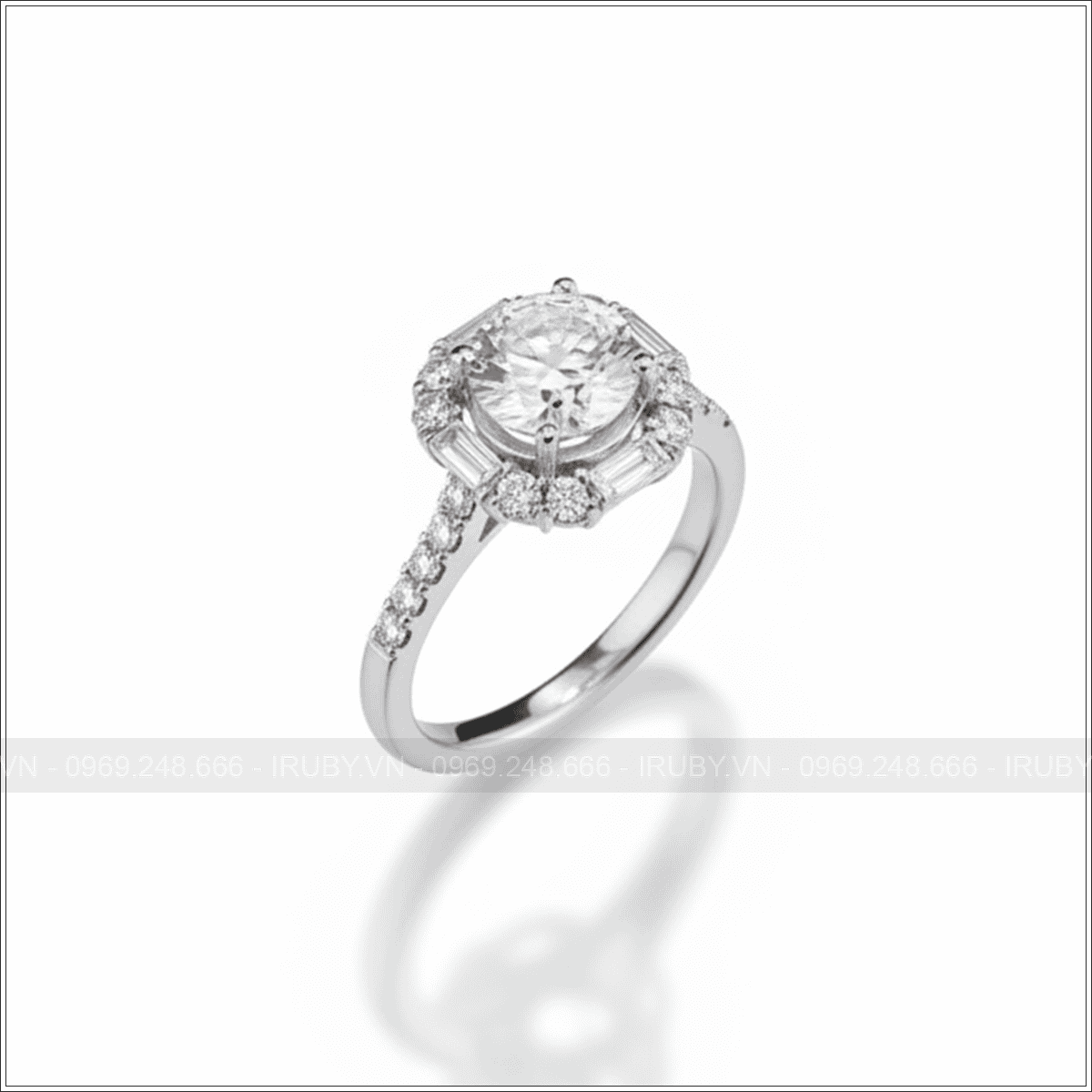 Nhẫn KC nữ vàng trắng 18k – IRNUKC 113