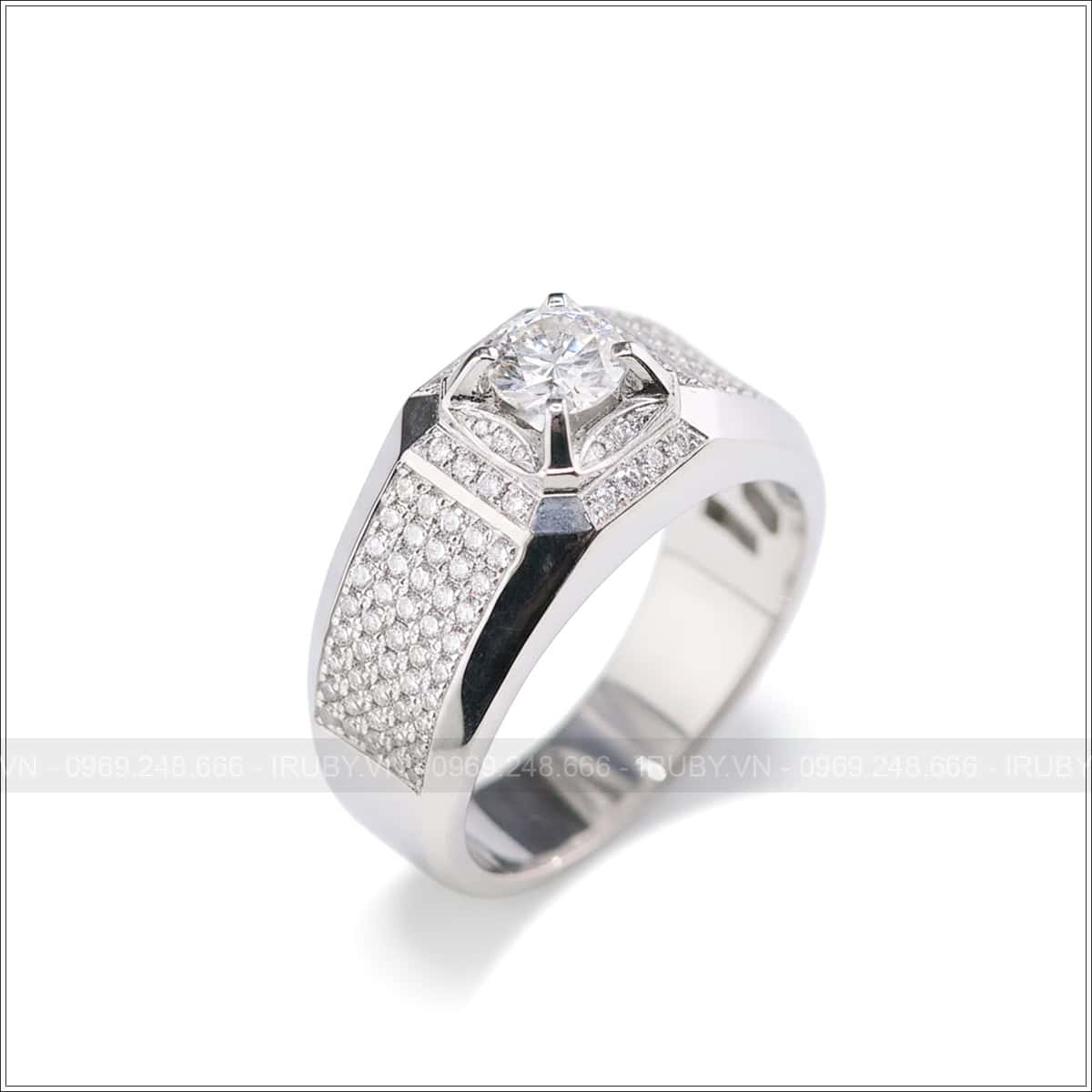 Nhẫn nam KC cao cấp vàng 18K – IRNAKC 028