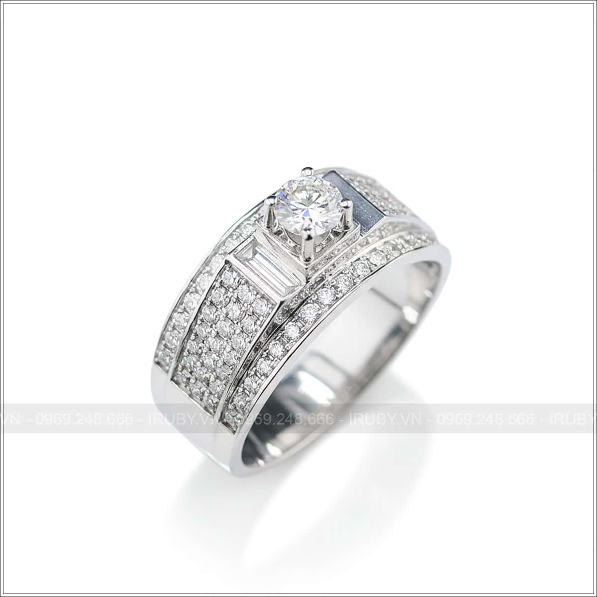 Nhẫn nam KC cao cấp vàng 18K – IRNAKC 025