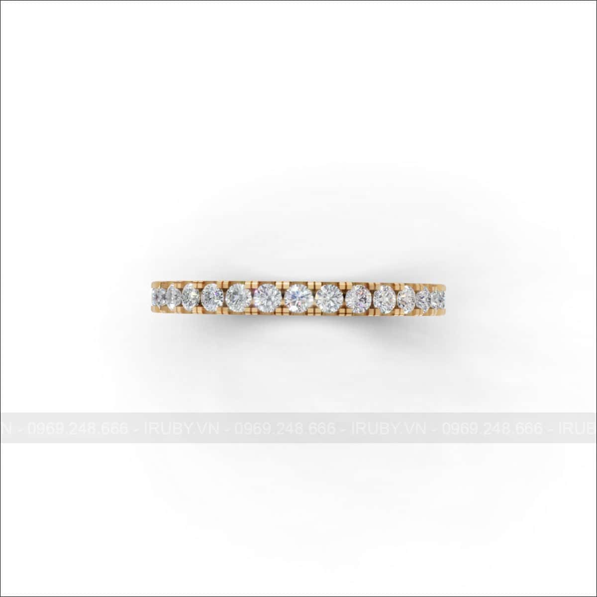 Nhẫn nữ KC Halo Band ánh sáng vĩnh cửu – IRNUKC102