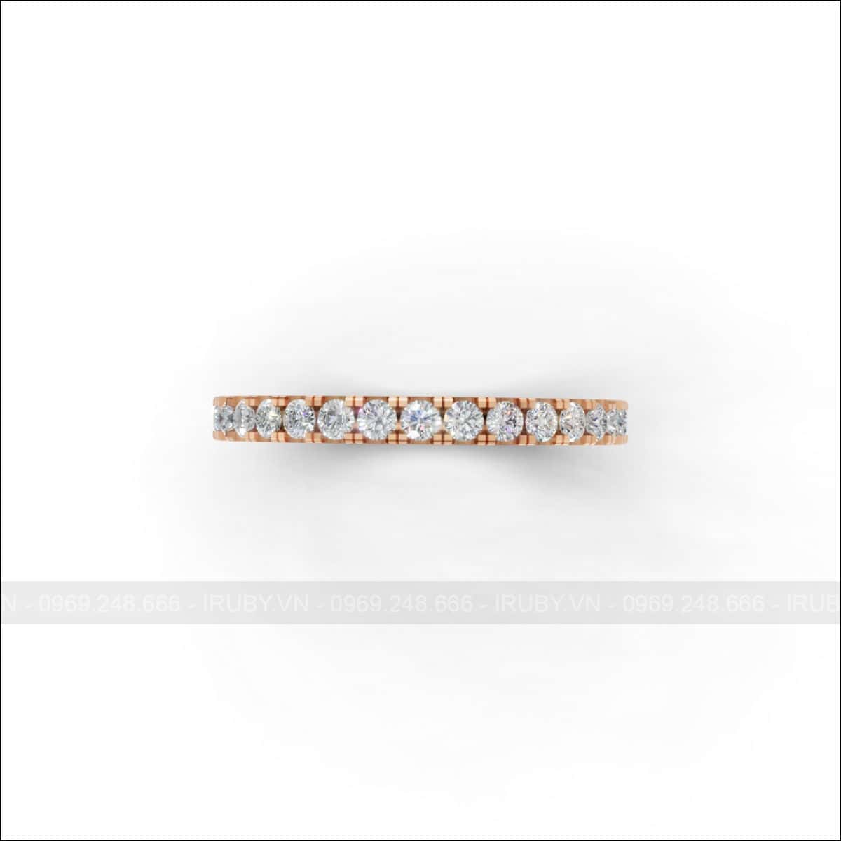 Nhẫn nữ KC Halo Band ánh sáng vĩnh cửu – IRNUKC102