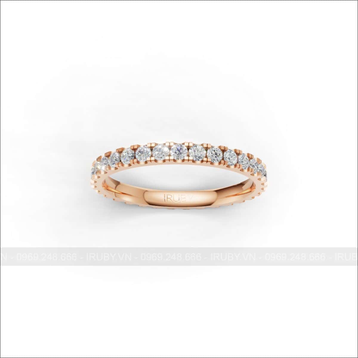 Nhẫn nữ KC Halo Band ánh sáng vĩnh cửu – IRNUKC102