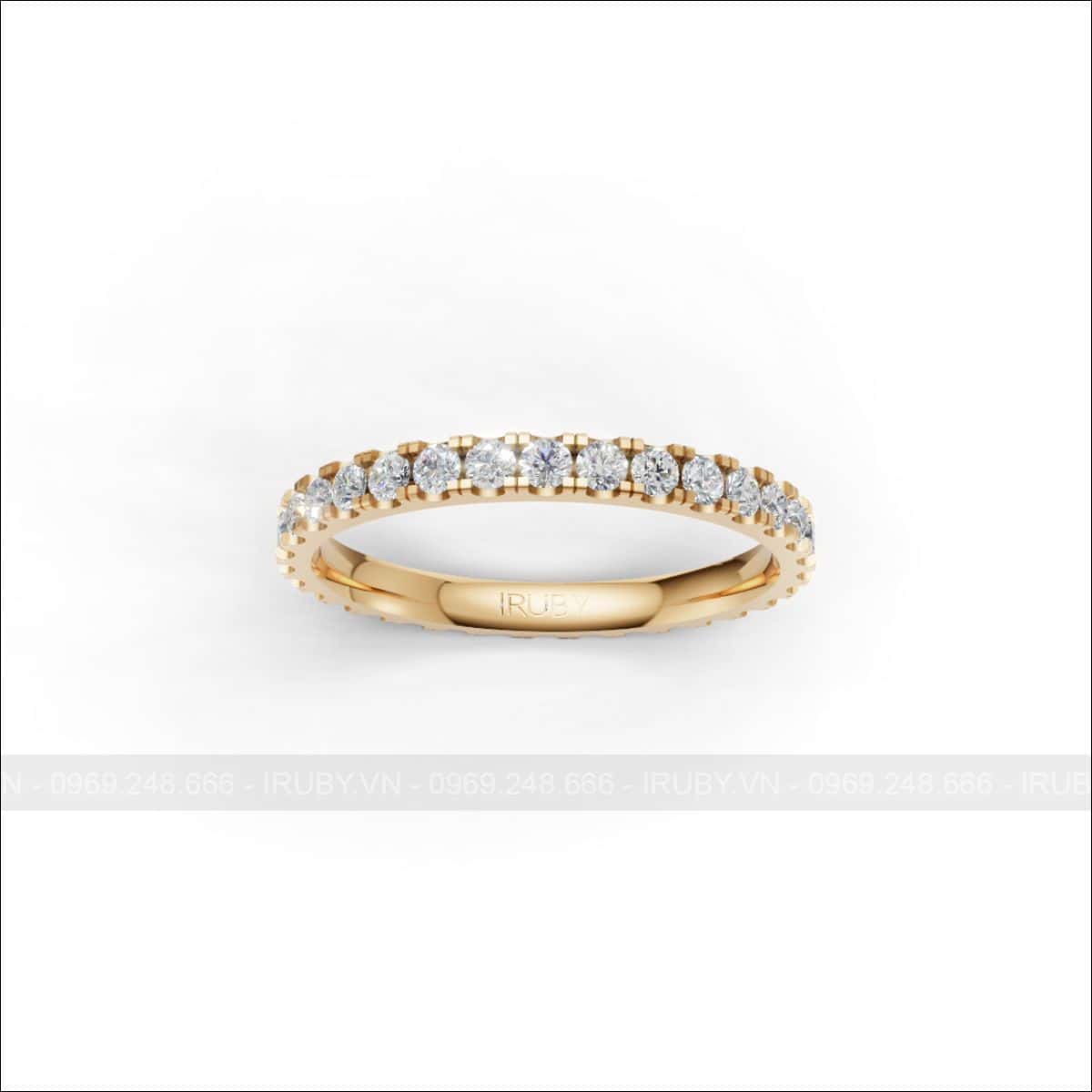 Nhẫn nữ KC Halo Band ánh sáng vĩnh cửu – IRNUKC102