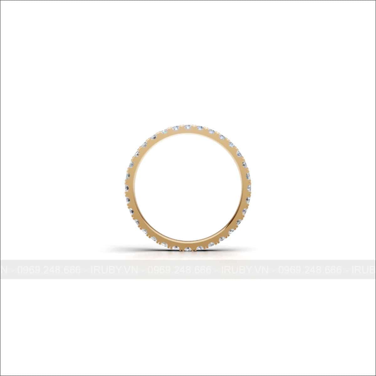 Nhẫn nữ KC Halo Band ánh sáng vĩnh cửu – IRNUKC102