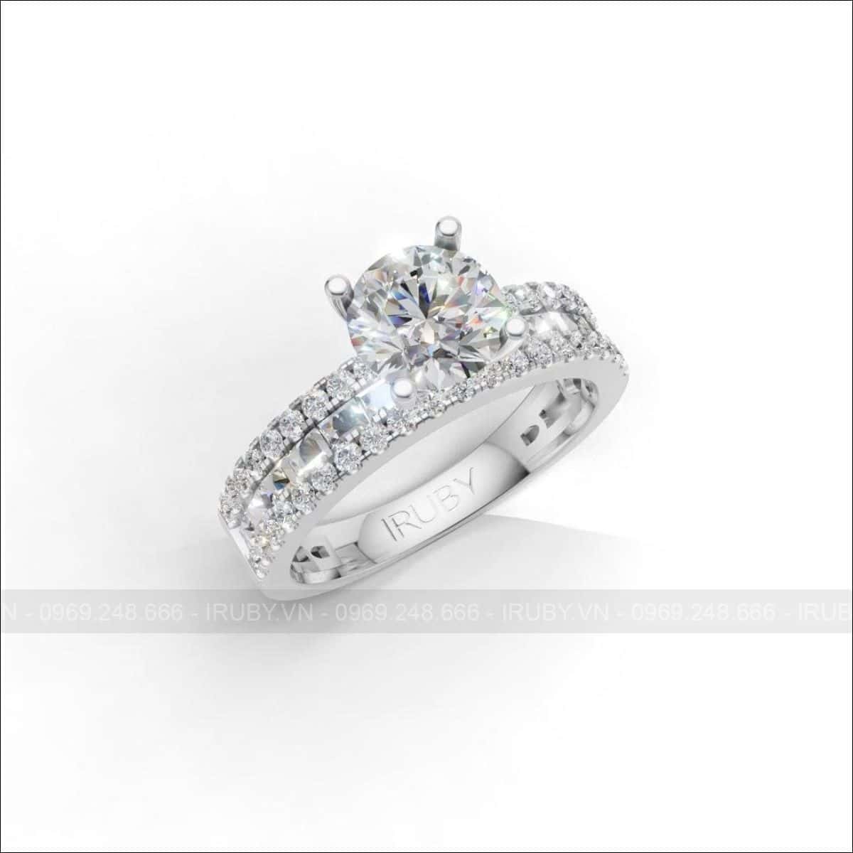 Nhẫn nữ KC 6ly3 phong thủy phát lộc – IRNUKC 106