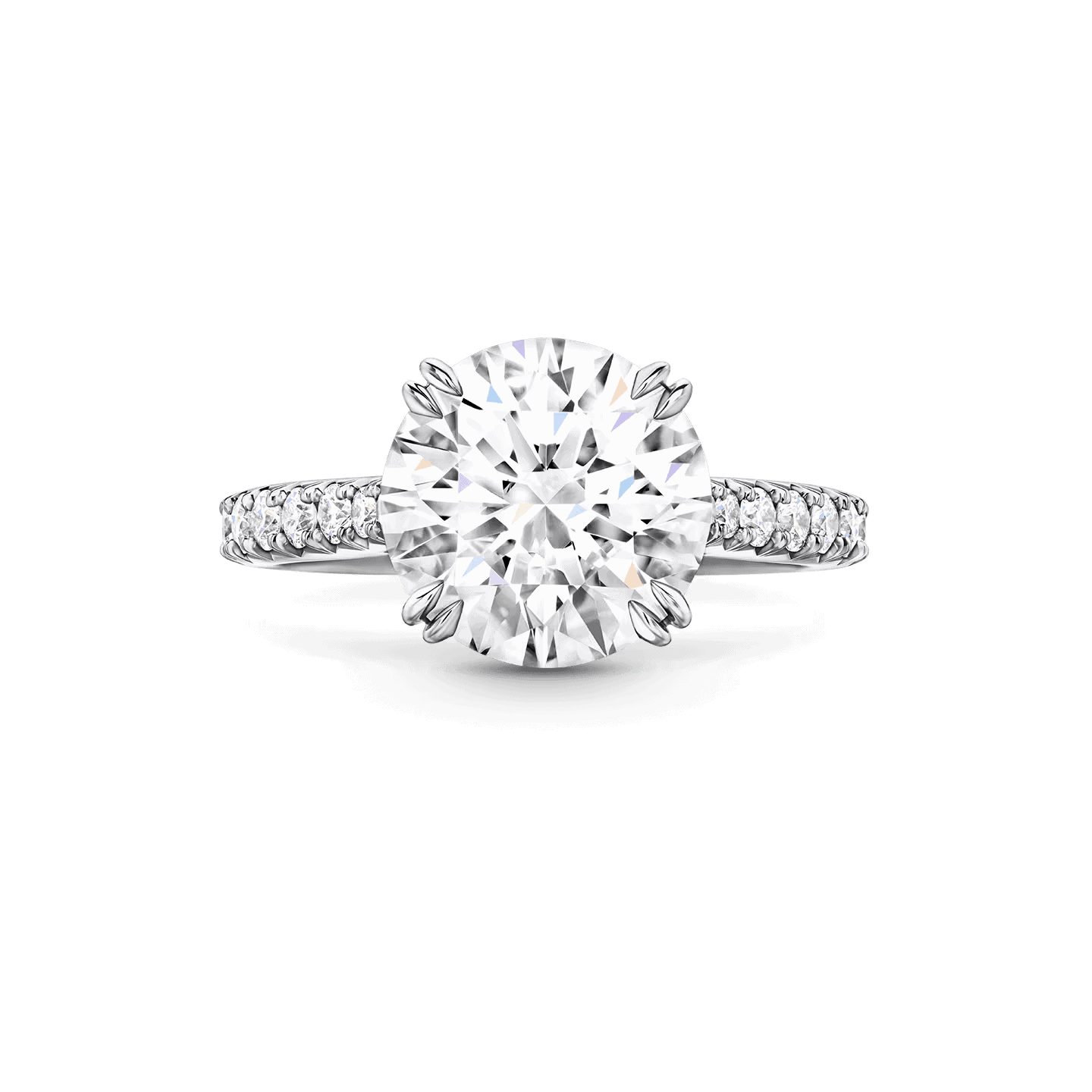 Nhẫn nữ kim cương dáng tròn vẻ đẹp hoàn mỹ – IRNUKC067