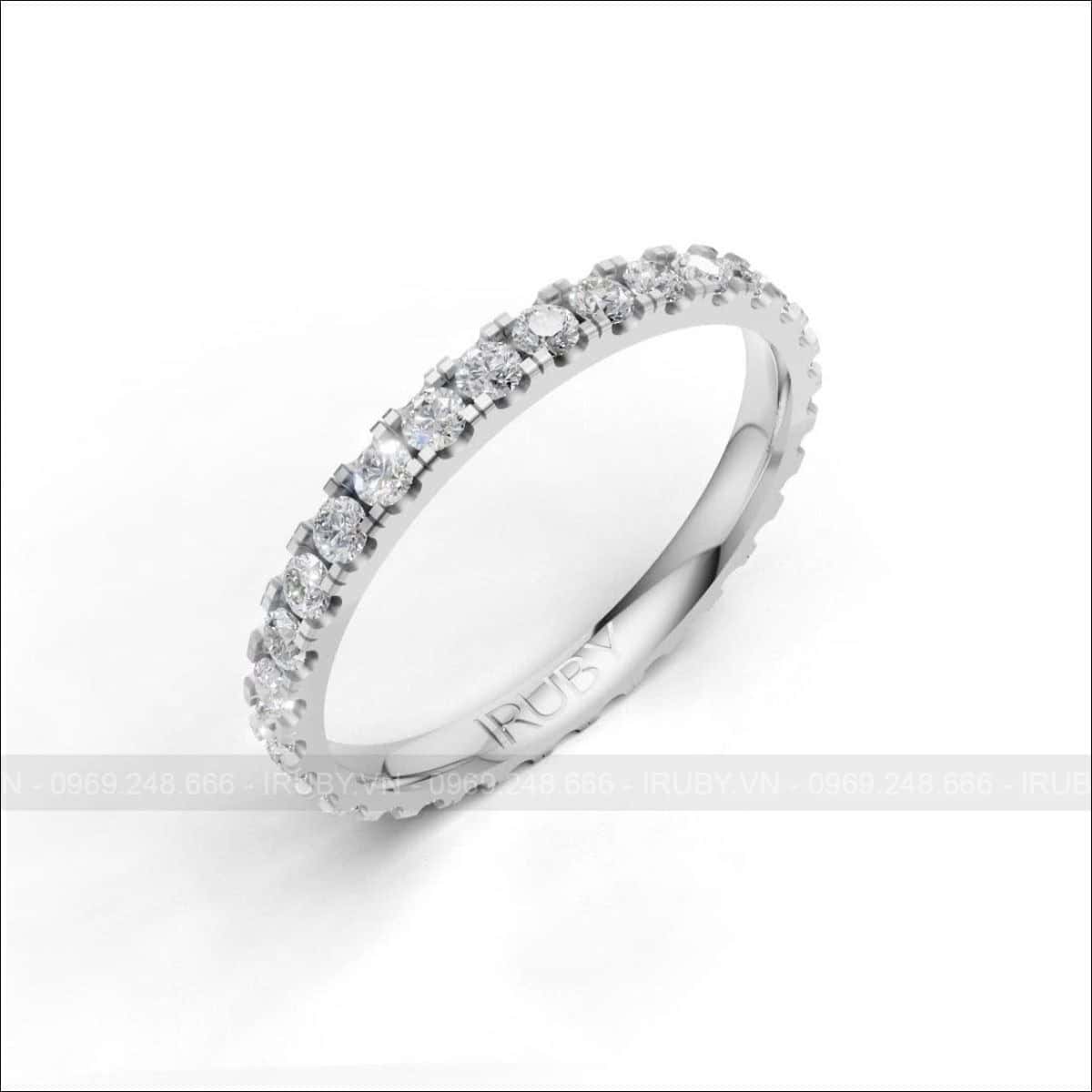 Nhẫn nữ KC Halo Band ánh sáng vĩnh cửu – IRNUKC 102