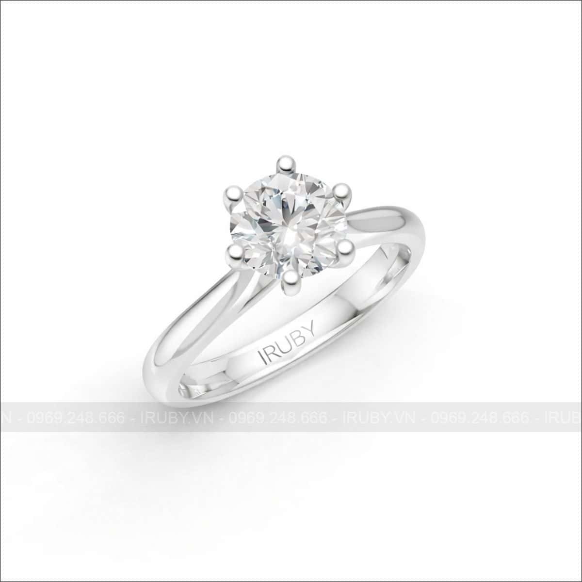 Nhẫn nữ Solitaire 6.3ly – IRNUKC 123
