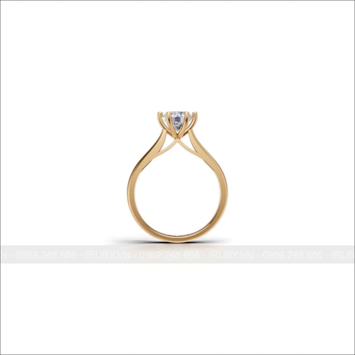 Nhẫn nữ Solitaire 6.3ly – IRNUKC 123