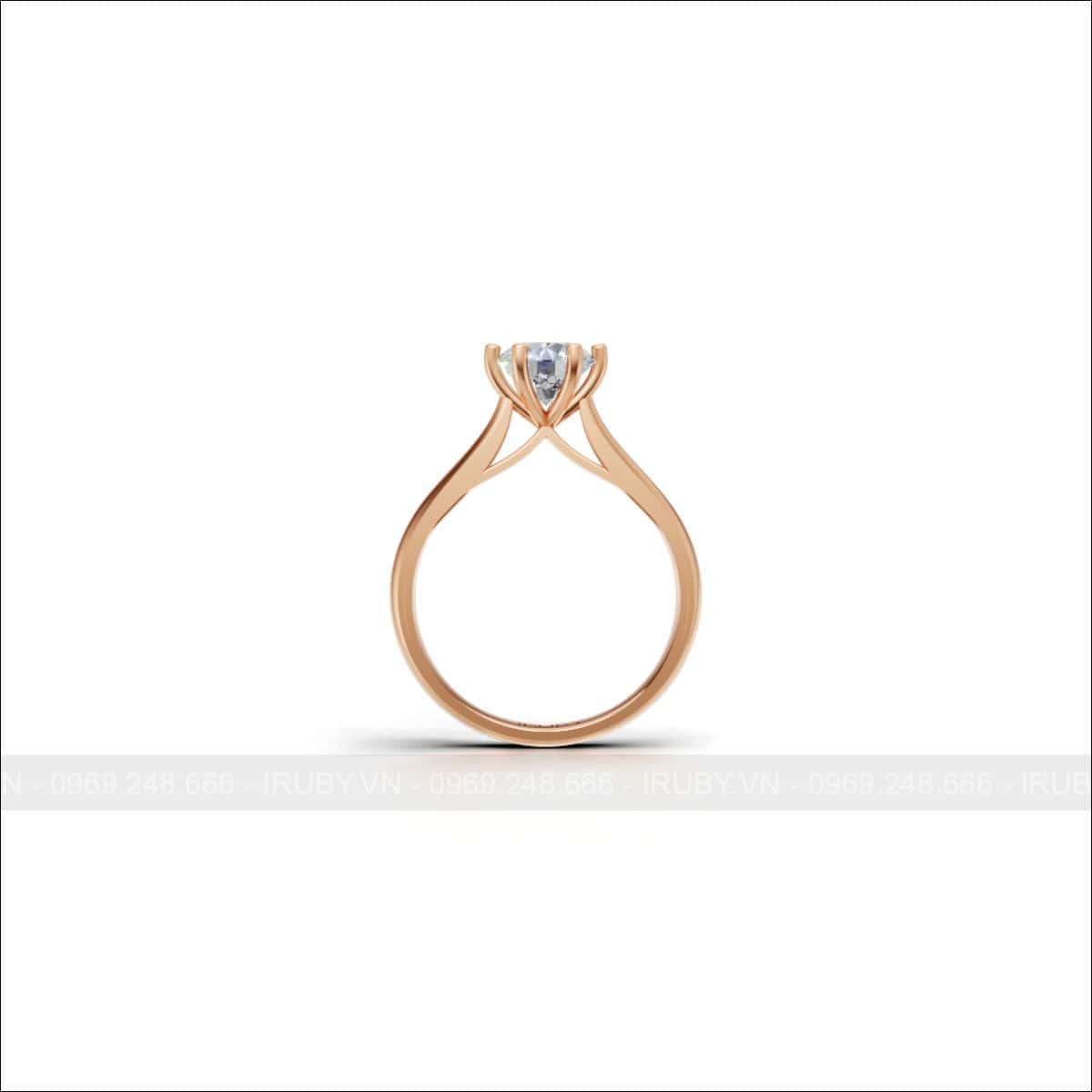 Nhẫn nữ Solitaire 6.3ly – IRNUKC 123