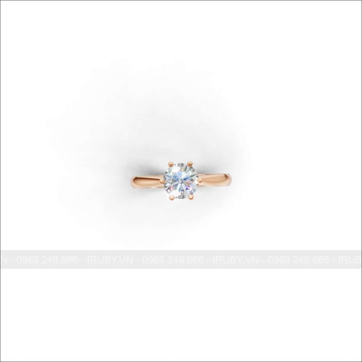 Nhẫn nữ Solitaire 6.3ly – IRNUKC 123