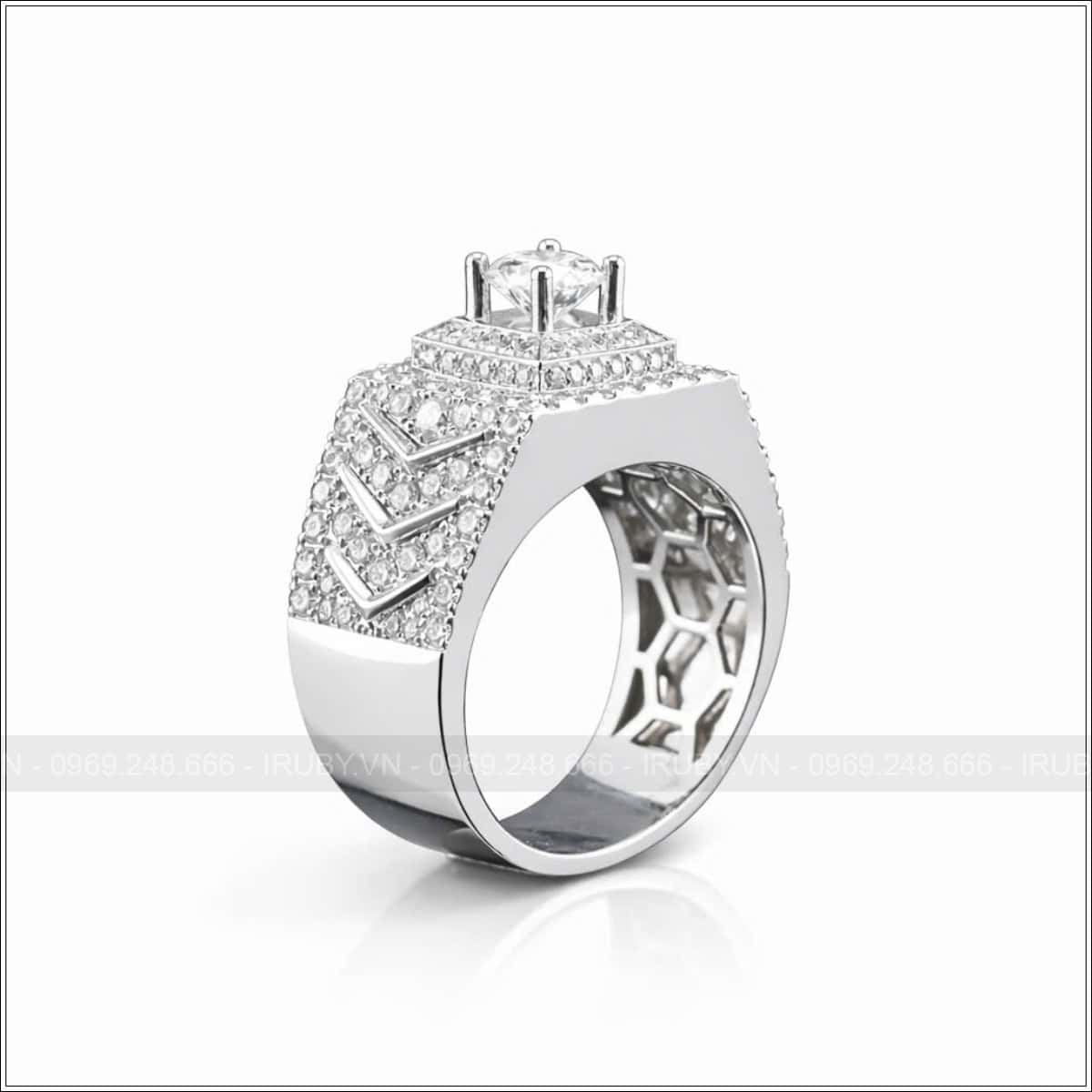 Nhẫn nam kim cương - IRNAKC0015
