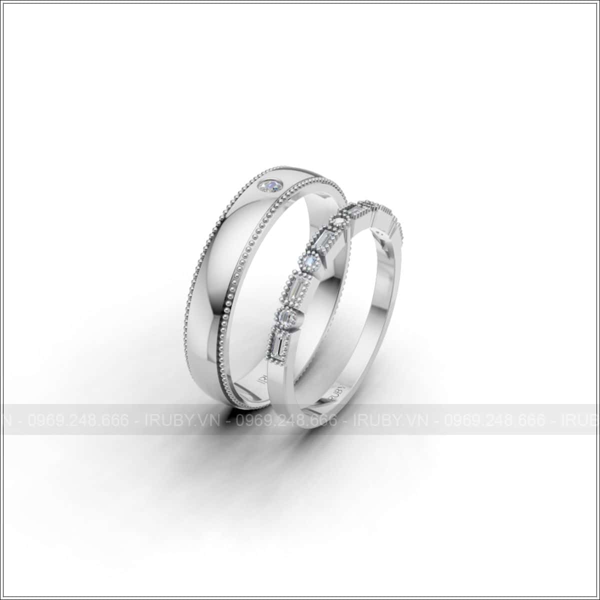 Cặp nhẫn cưới tinh tế và sang trọng – IRNC028