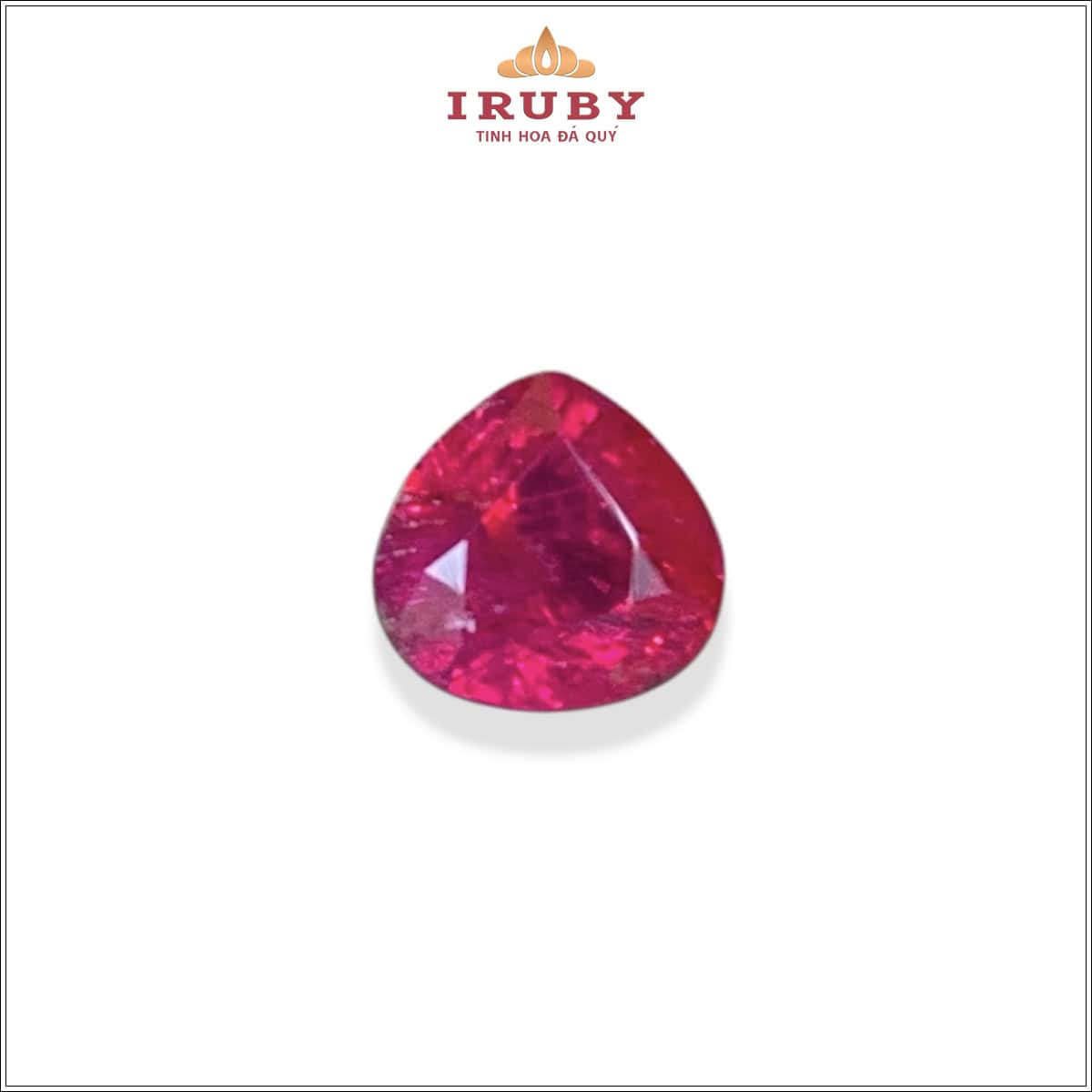 Đá Ruby facet đỏ 1,67ct – Natural Red Ruby Trillion Cut – IRNO79 26258167