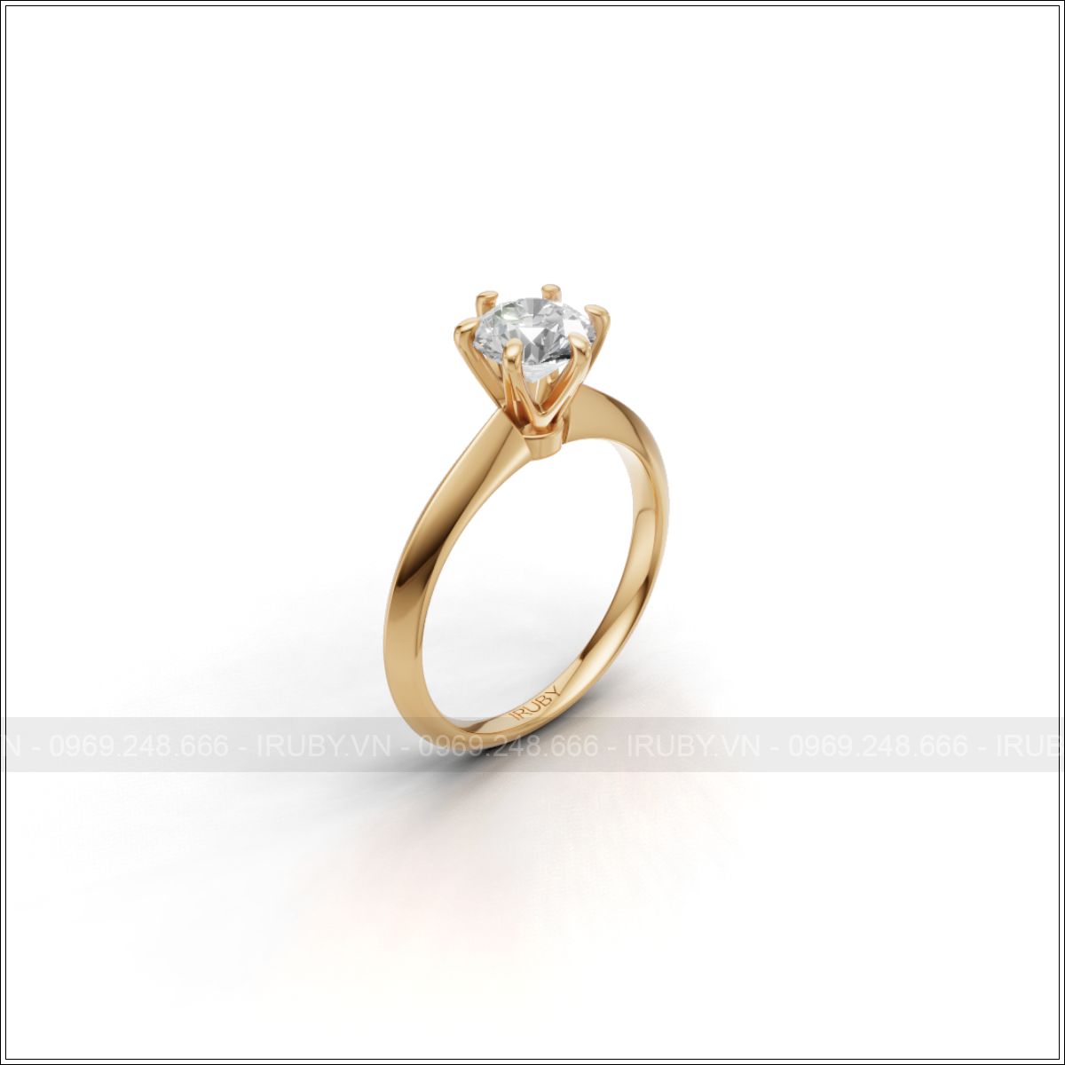 Nhẫn Nữ KC đính viên chủ 6ly3 sang trọng đầy lôi cuốn – IRNUKC 119