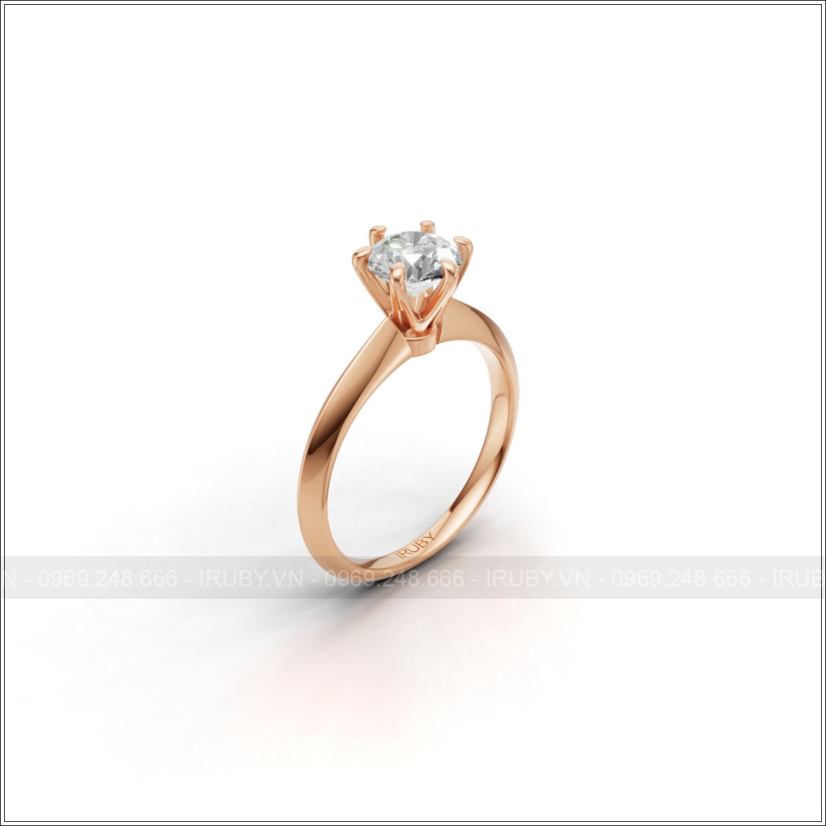 Nhẫn Nữ KC đính viên chủ 6ly3 sang trọng đầy lôi cuốn – IRNUKC 119