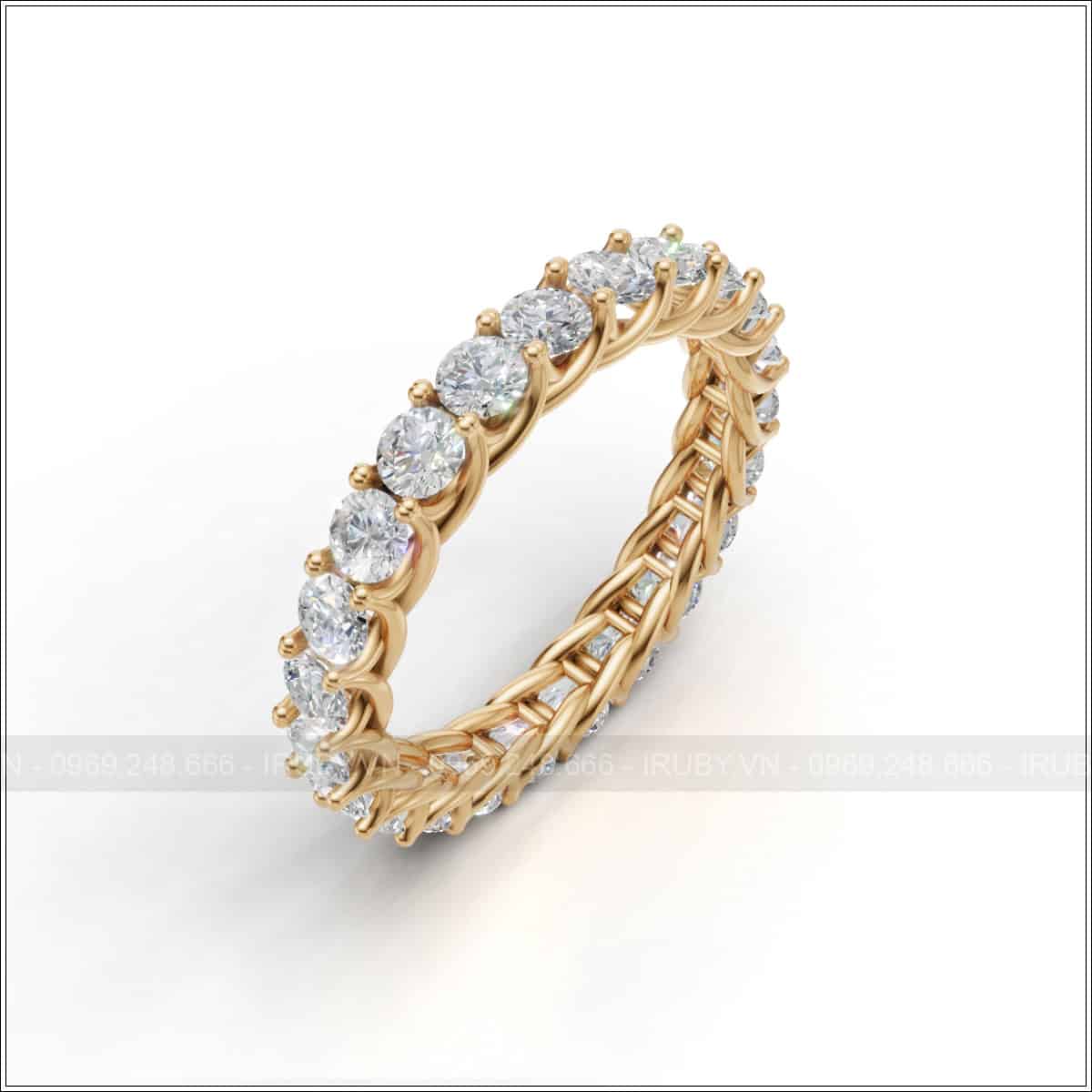 Nhẫn nữ Eternity KC cao cấp – IRNUKC 129